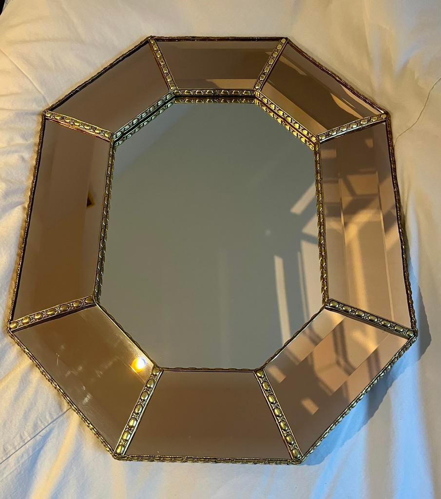 Miroir doré biseauté, Enlèvement, Comme neuf