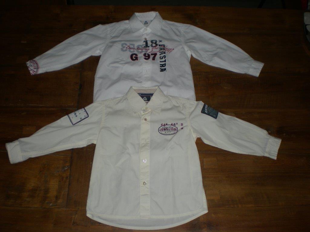 2 hemden Gaastra - maat 104 in nieuwstaat, Garçon, Enlèvement ou Envoi, Chemise ou Chemisier, Comme neuf