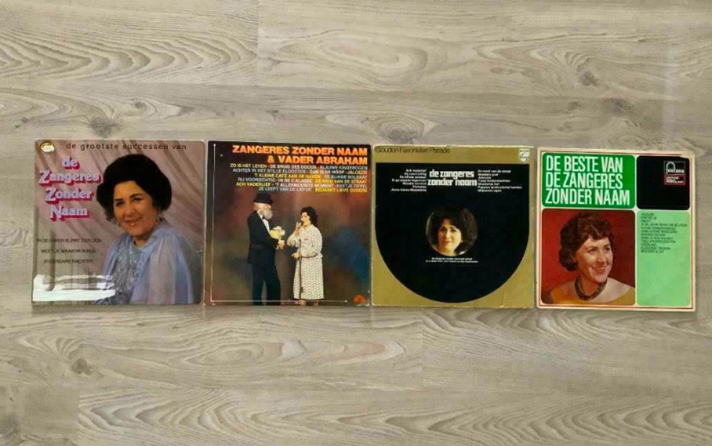 4 LP's Zangeres zonder naam, Cd's en Dvd's, Ophalen of Verzenden, Gebruikt