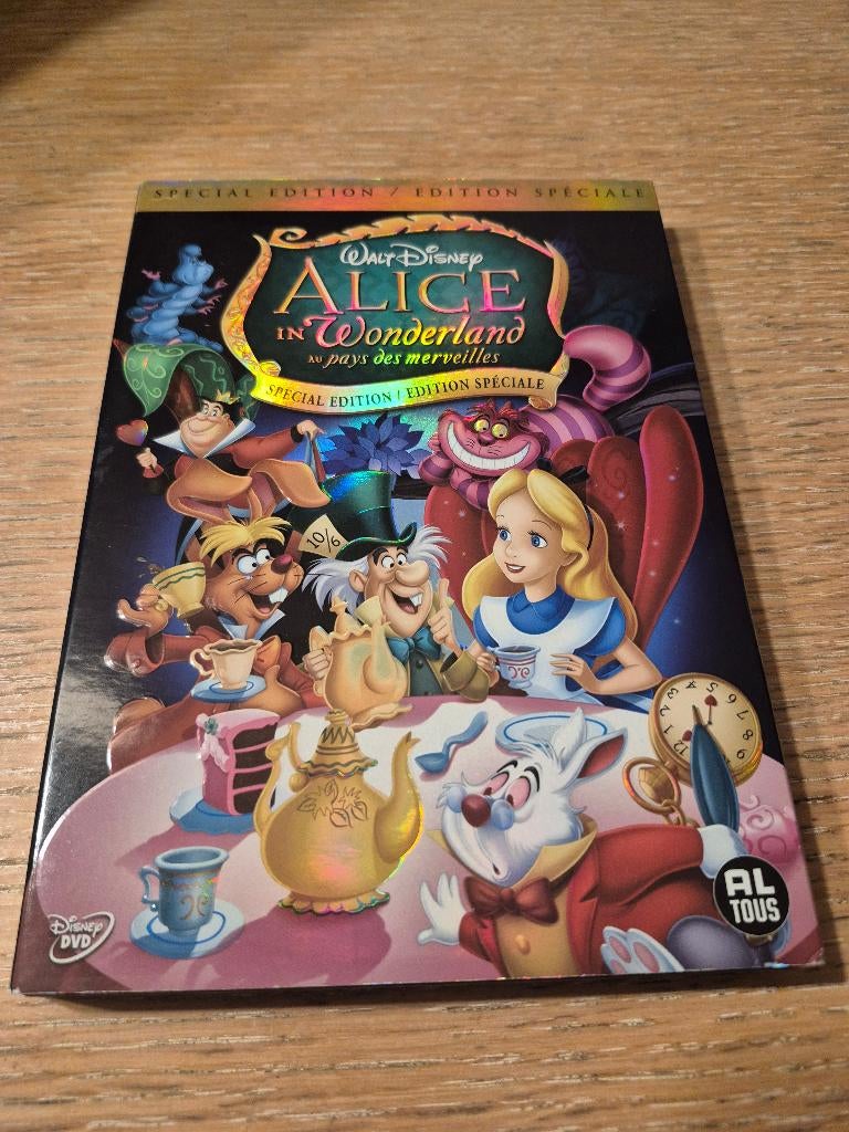 Dvd Alice in Wonderland (Disney) nummer 13, Cd's en Dvd's, Tekenfilm, Ophalen of Verzenden, Zo goed als nieuw, Alle leeftijden