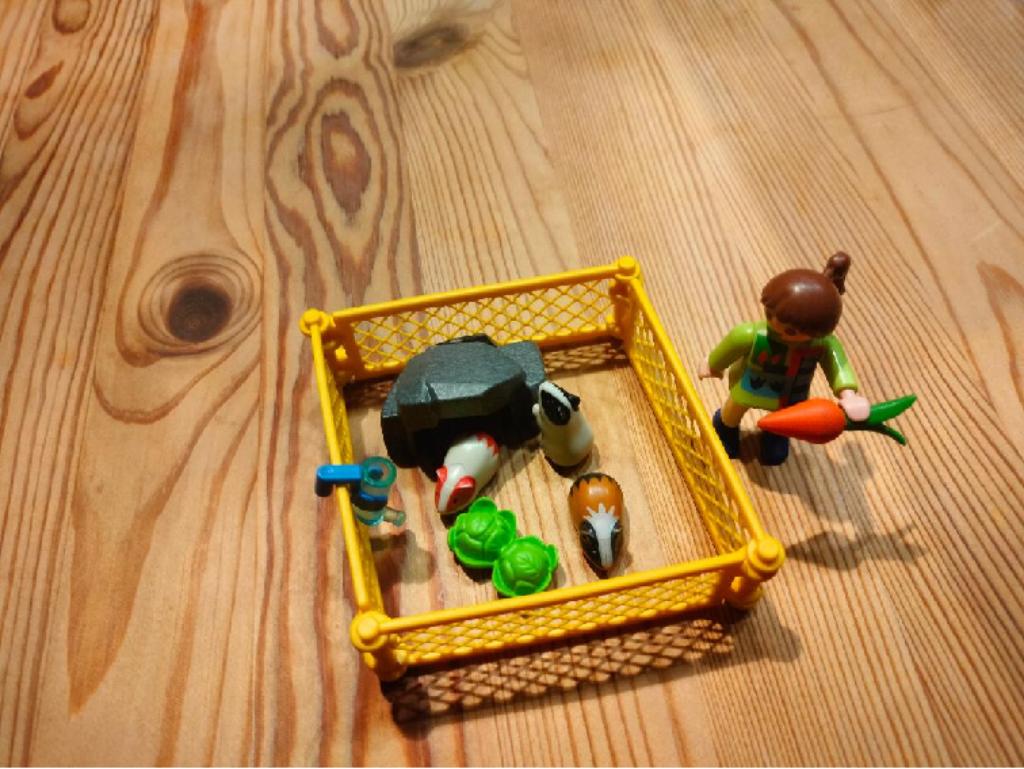 Playmobil - 4794 - Fillette avec cochons d'Inde, Enlèvement, Comme neuf, Playmobil en vrac