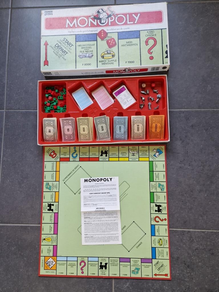 spel Monopoly, Hobby en Vrije tijd, Ophalen, Gebruikt