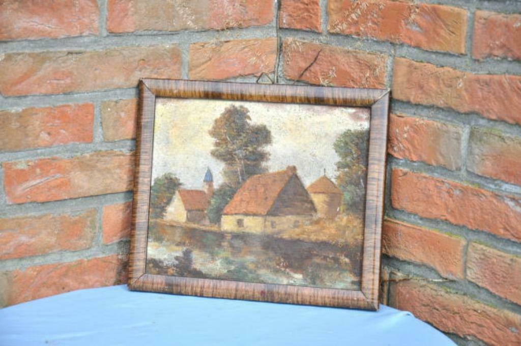 §hsp dans cadre bois marbré, Ophalen of Verzenden