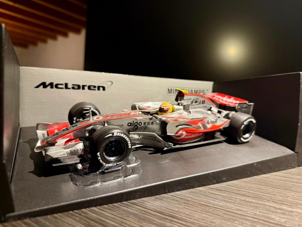 Minichamps McLaren MP4-22 Lewis Hamilton 2007 1:18 SALE!!, Ophalen of Verzenden, Zo goed als nieuw, Auto, MiniChamps