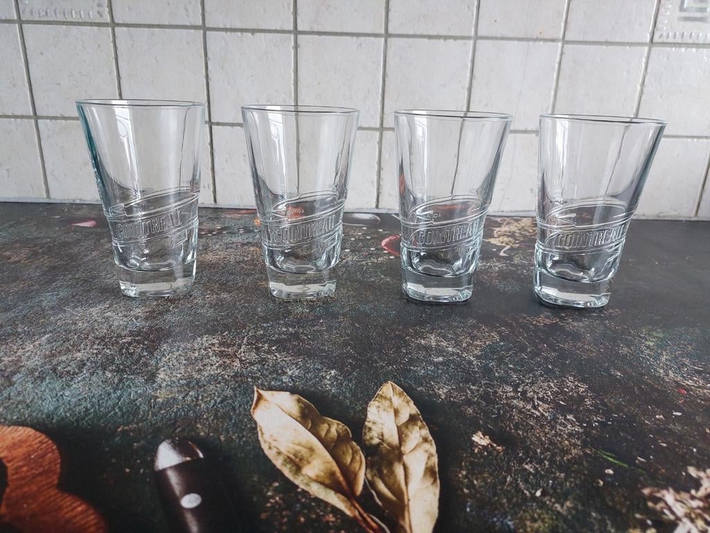 Cointreau glazen, Ophalen of Verzenden, Zo goed als nieuw, Borrel- of Shotglas