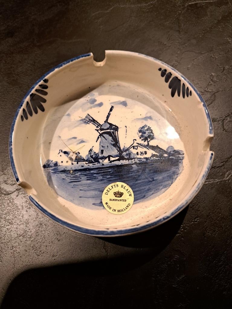 Delfts blauwe asbak, Ophalen of Verzenden