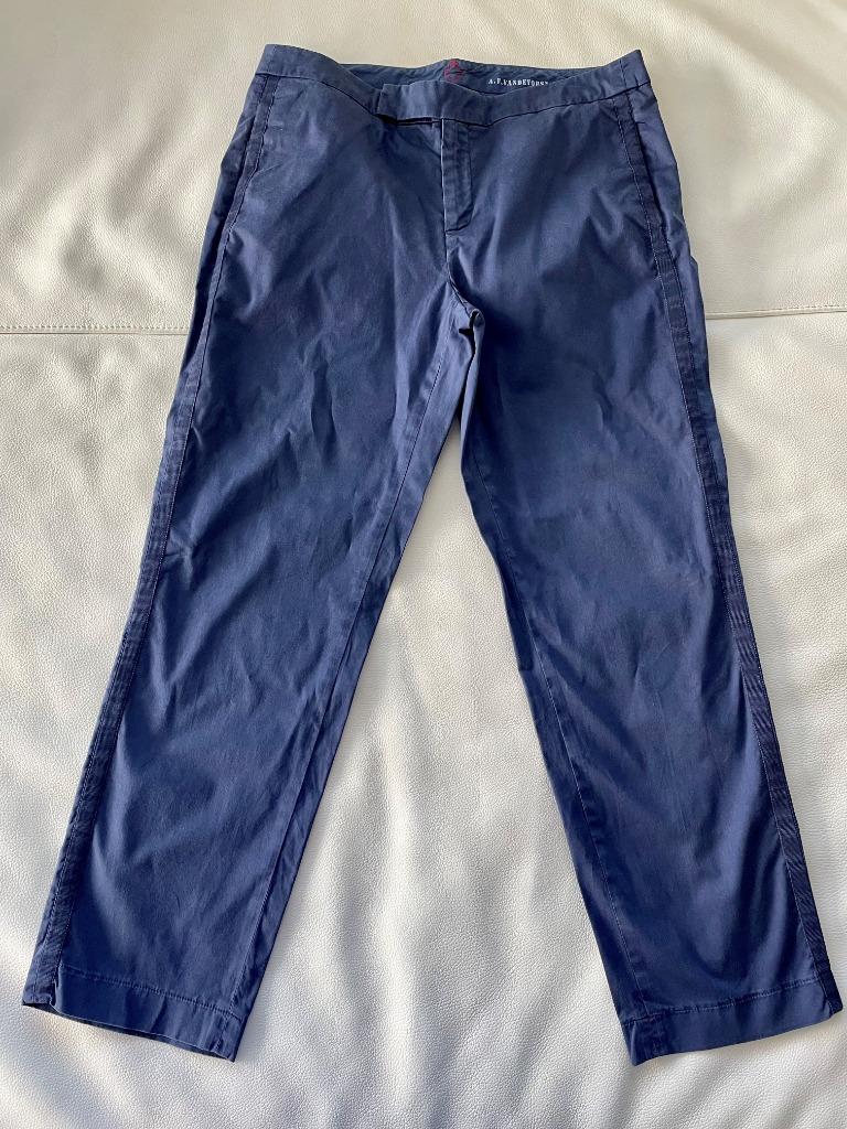 Blauwe driekwart broek A.F. Vandevorst - maat 42, Kleding | Dames, A.F. Vandevorst, Maat 42/44 (L), Driekwart, Gedragen