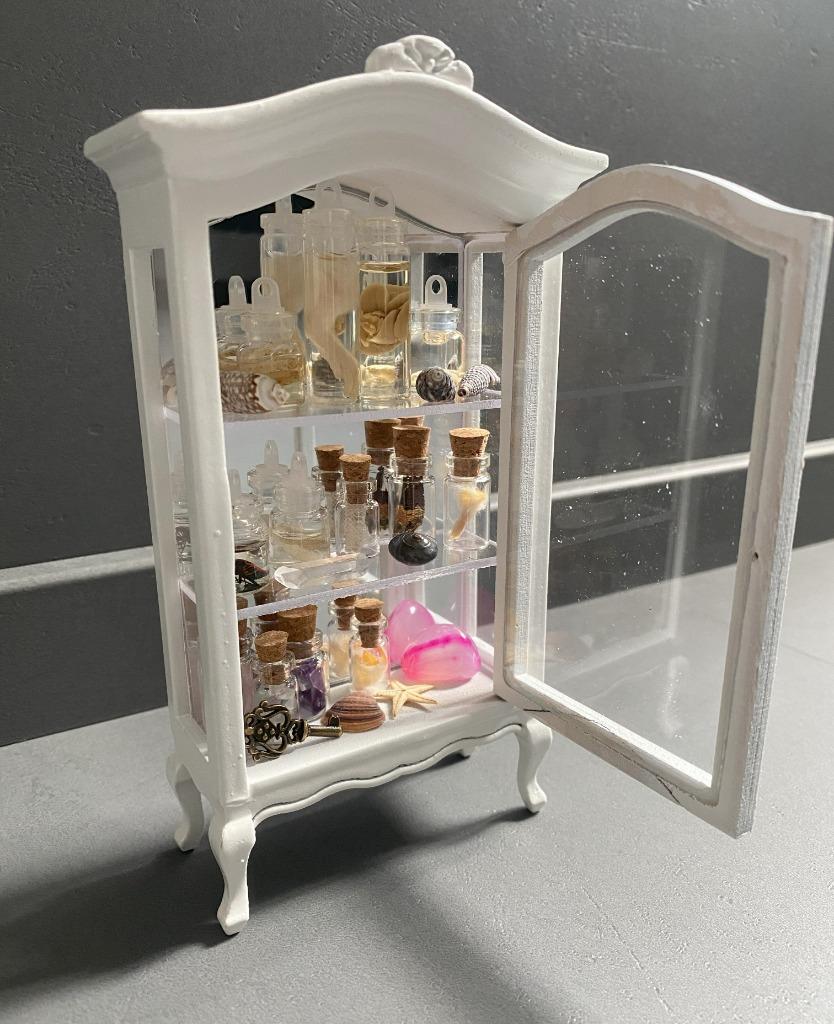 Mini rariteiten vitrine kastje, Verzamelen, Dierenverzamelingen, Ophalen of Verzenden