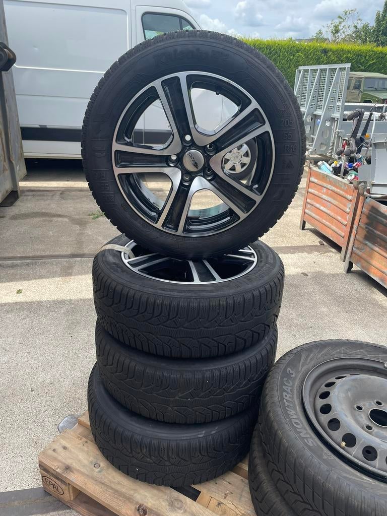 Mercedes C class winterwielen 205/55 R16, Ophalen