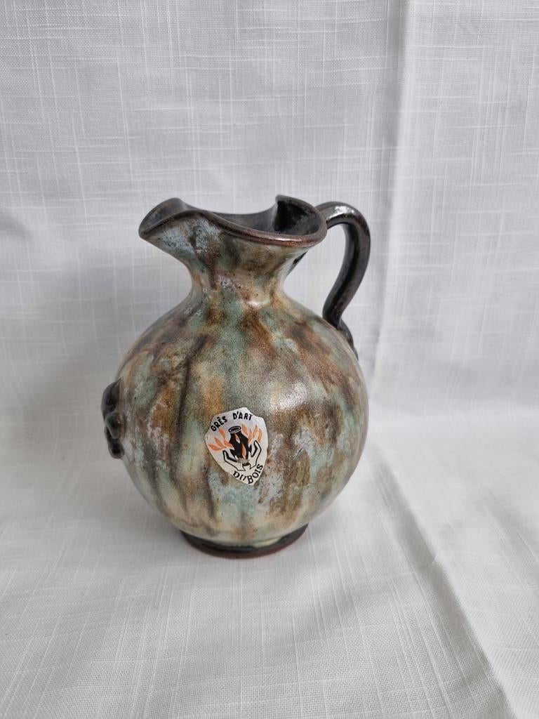 Antieke kruik in steengoed, Ophalen