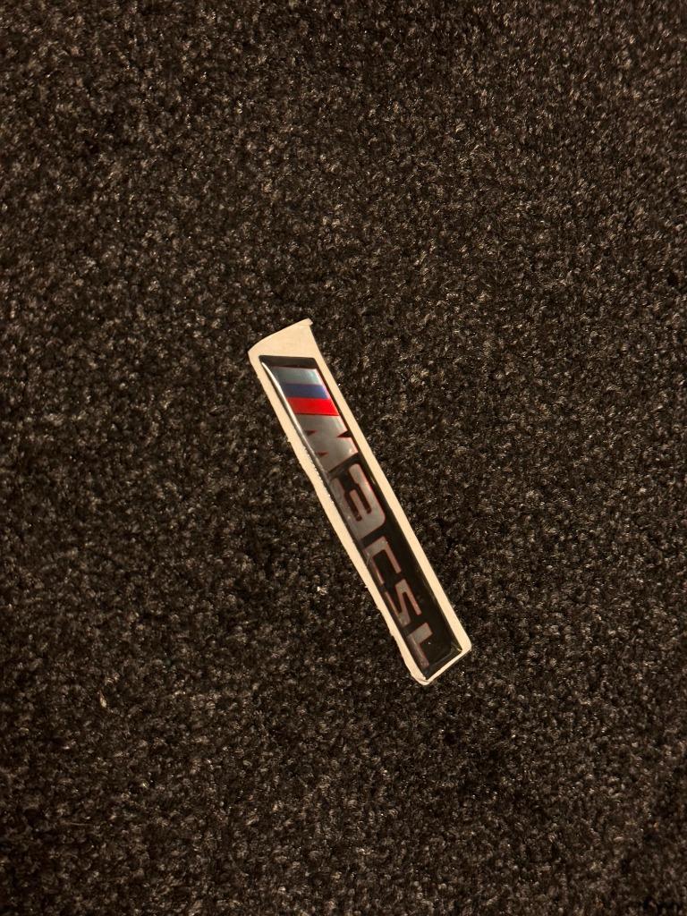 BMW M3 CSL radiatorgrilllogo, Ophalen of Verzenden, Nieuw, BMW, Bumper