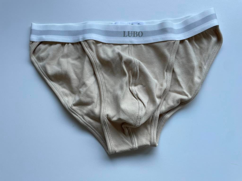 Nouveau tanga pour homme taille M, Envoi, Beige, Lubo, Slip