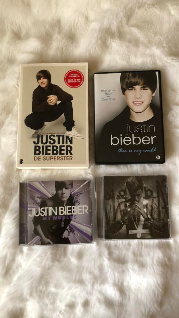 Justin Bieber collectie, Ophalen of Verzenden, Zo goed als nieuw