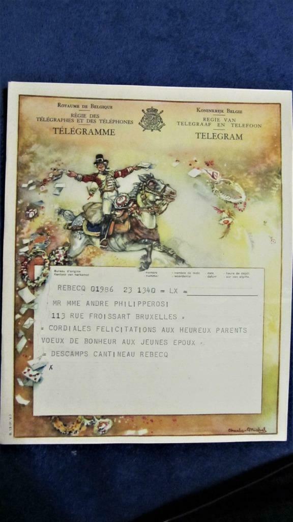 OUDE VERZONDEN TELEGRAM, Enlèvement ou Envoi, Utilisé