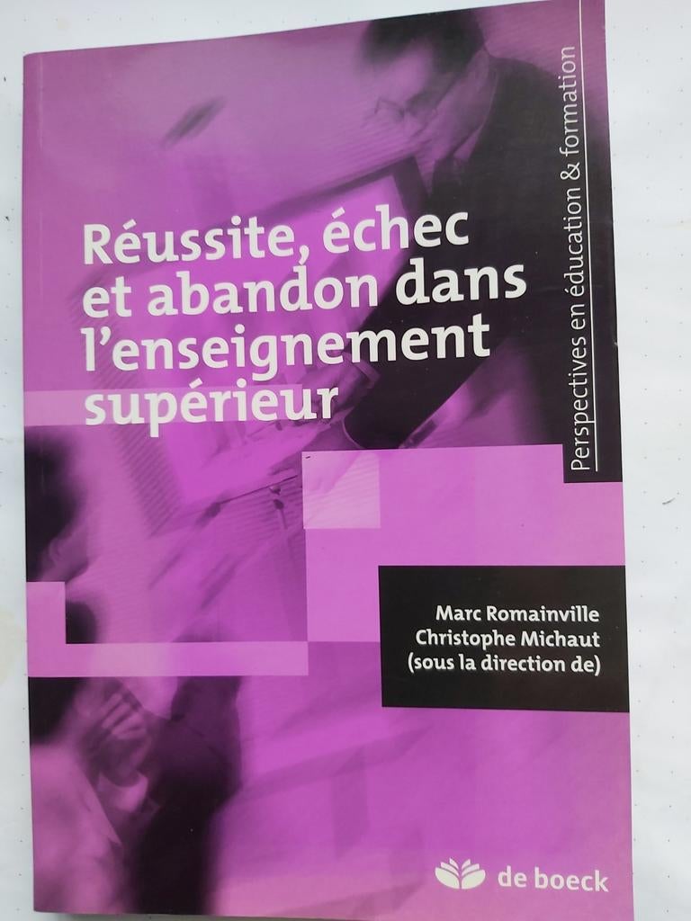 Réussite échec et abandon dans l enseignement supérieur, Enlèvement ou Envoi, Neuf, Enseignement supérieur