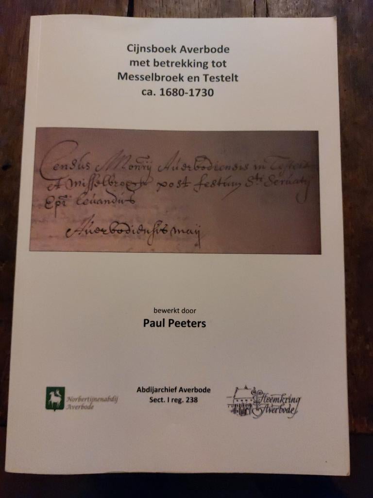 Cijnsboek Averbode, Enlèvement ou Envoi, Comme neuf