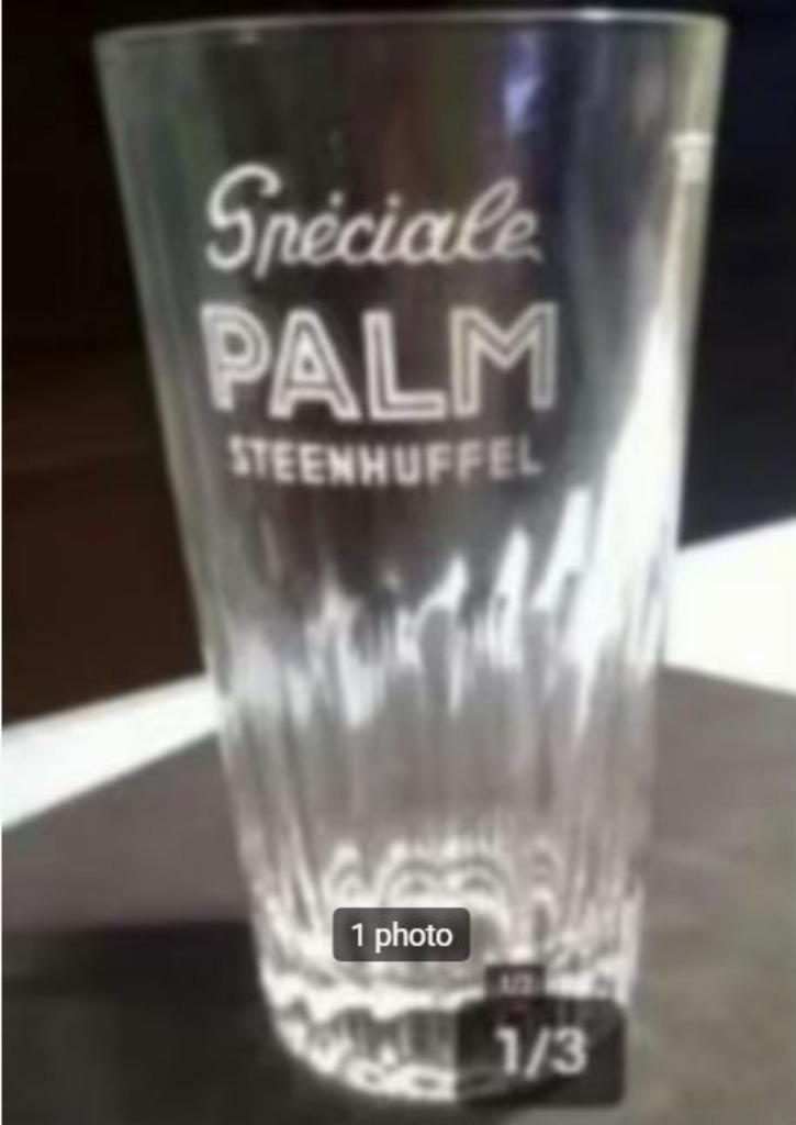 Oud PALM speciaal bierglas van 33 cl, Ophalen of Verzenden, Zo goed als nieuw, Glas of Glazen, Palm