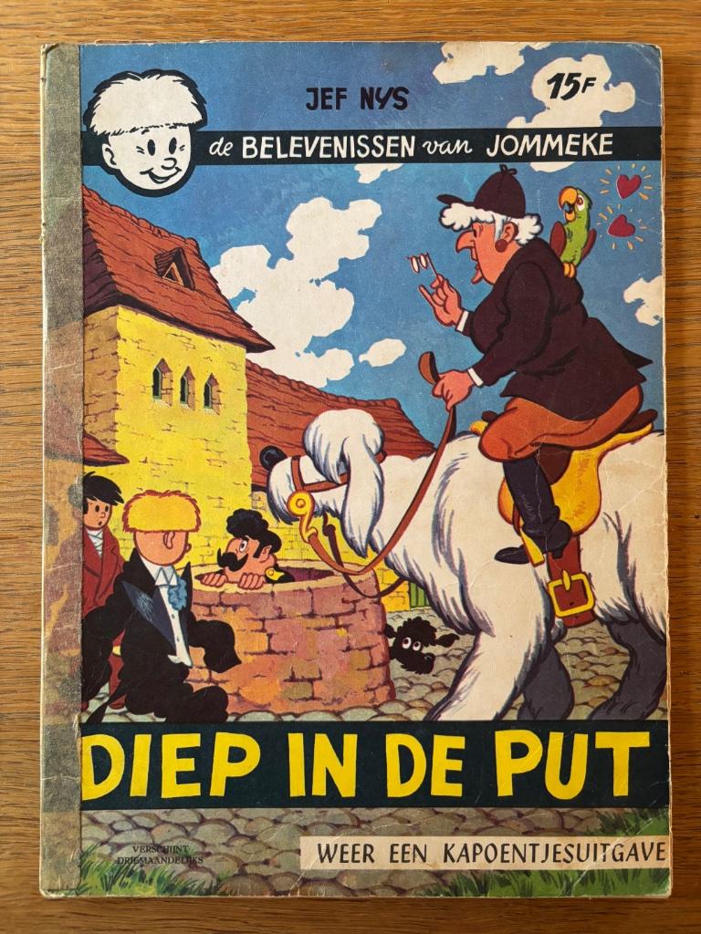 Strip: Jommeke - Diep in de put, Eén stripboek, Ophalen of Verzenden, Gelezen, Jef Nys