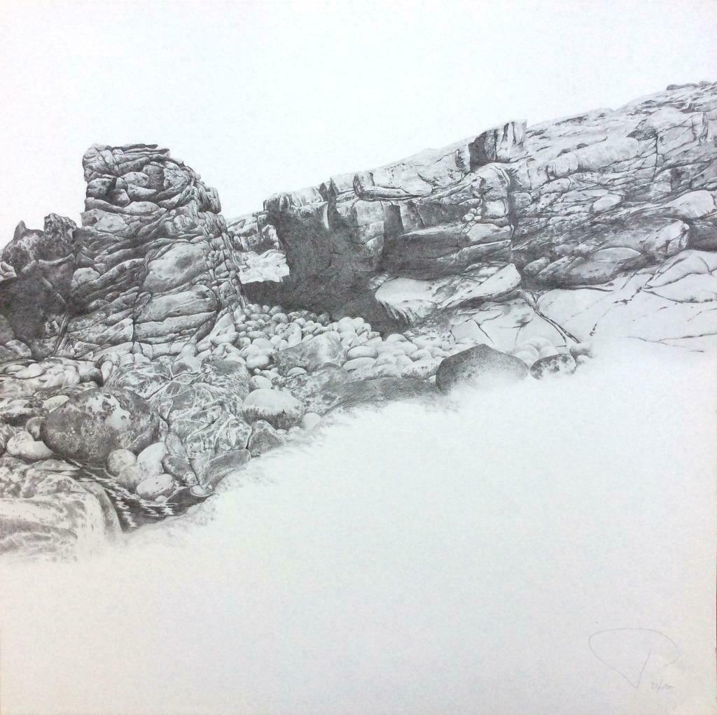 offset Paul De Roy (1951) Schotland - eiland Skye, Ophalen of Verzenden