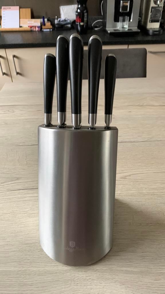 Berlinger Messenblok, Huis en Inrichting, Ophalen, Nieuw, Inox of Chroom
