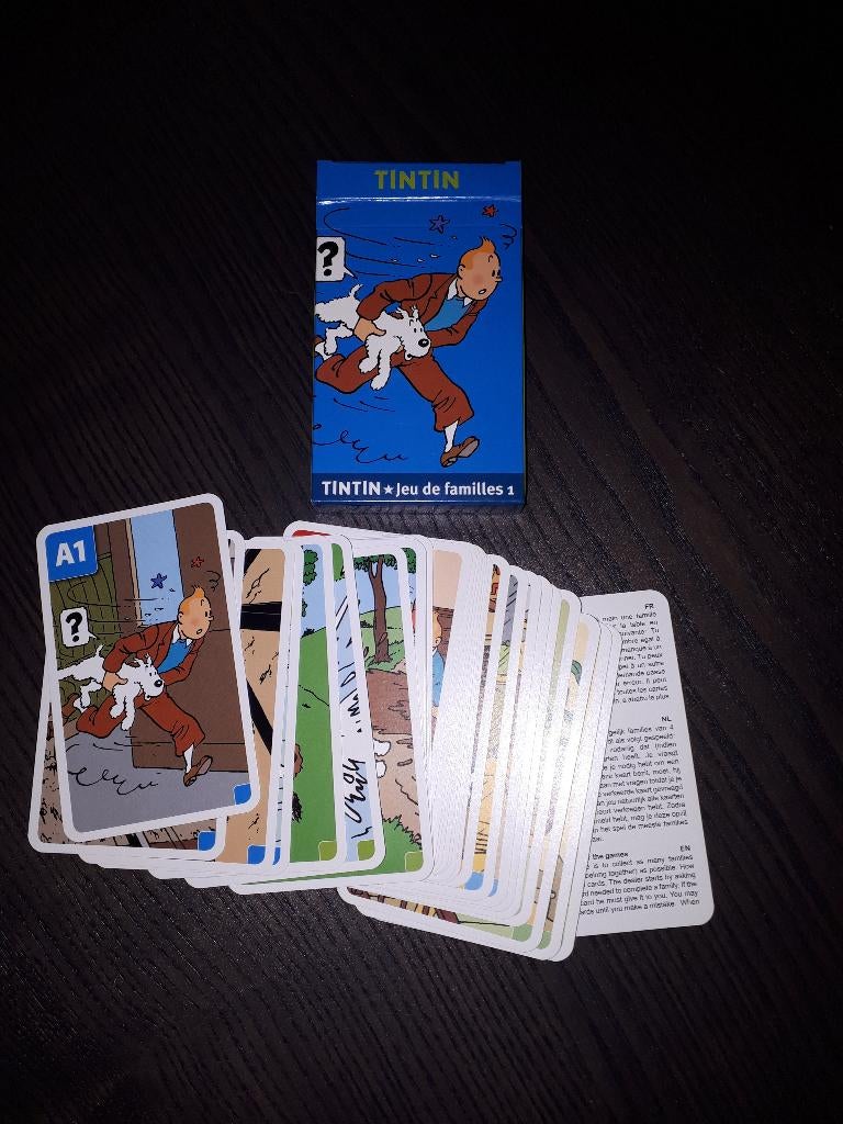 Kuifje familiespel 1, Verzamelen, Speelkaarten, Jokers en Kwartetten, Ophalen, Nieuw, Speelkaart(en)
