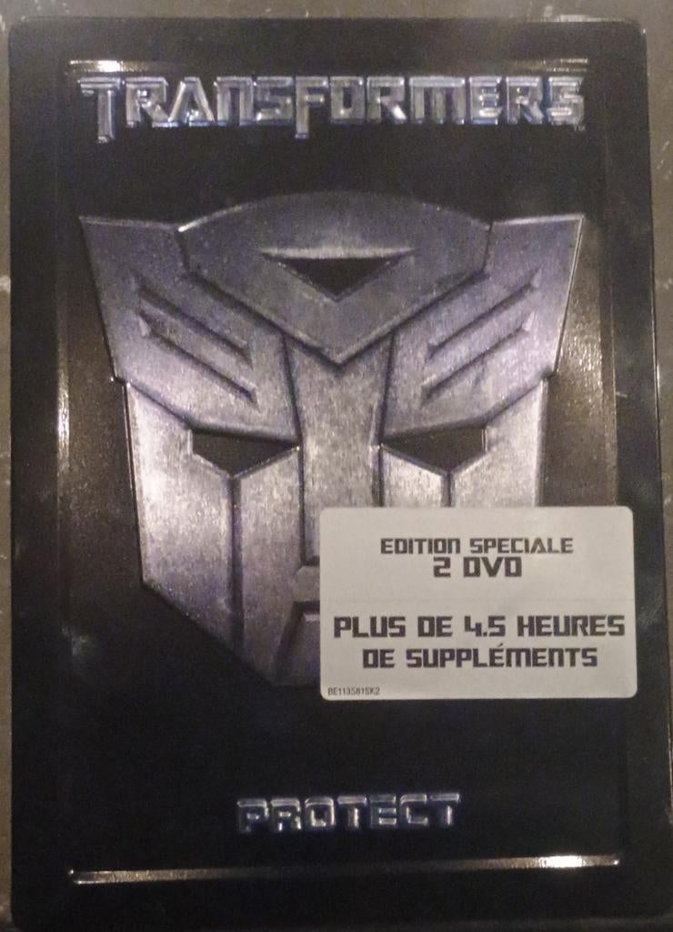 Transformers Special Edition DVD 2 dvd's, metalen behuizing., Cd's en Dvd's, Ophalen of Verzenden, Zo goed als nieuw
