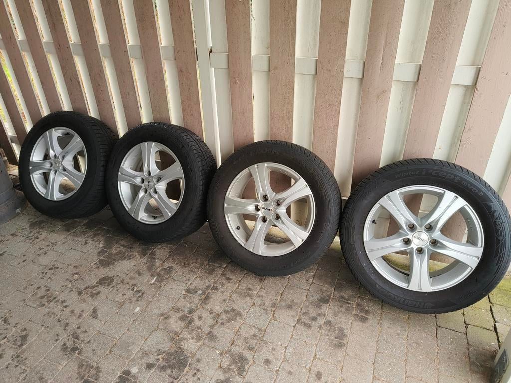 Autec velgen met Hankook winterbanden Ford Focus,Mondeo,, Pneus et Jantes, 16 pouces, Véhicule de tourisme, Enlèvement