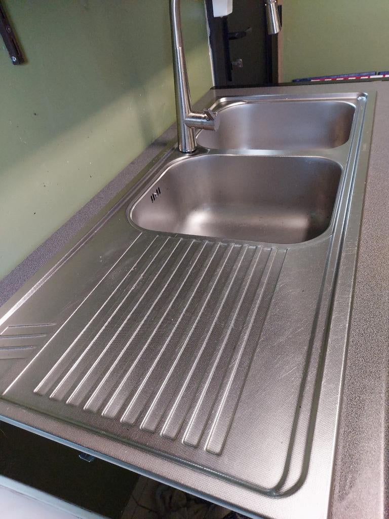 Dubbele spoelbak franke, Huis en Inrichting, Keuken | Keukenelementen, Ophalen