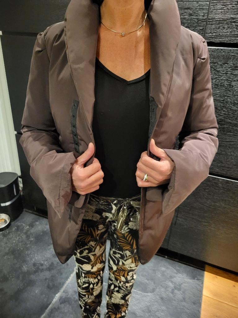 China-jas voor dames maat 3, Kleding | Dames, Chine Collection, Ophalen of Verzenden, Zo goed als nieuw, Bruin