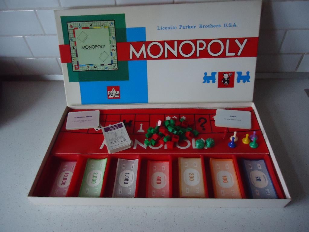 Vintage "Monopoly" van Deska  in Prima Staat., Hobby & Loisirs créatifs, Trois ou quatre joueurs, Enlèvement ou Envoi, Comme neuf