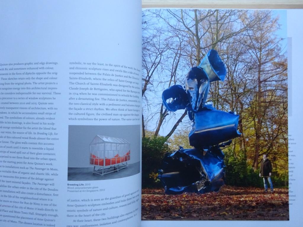 Arne Quinze, BAM Mons 2021, english edition, signed, Beeldhouwkunst, Nieuw, Ophalen of Verzenden, Xavier Roland