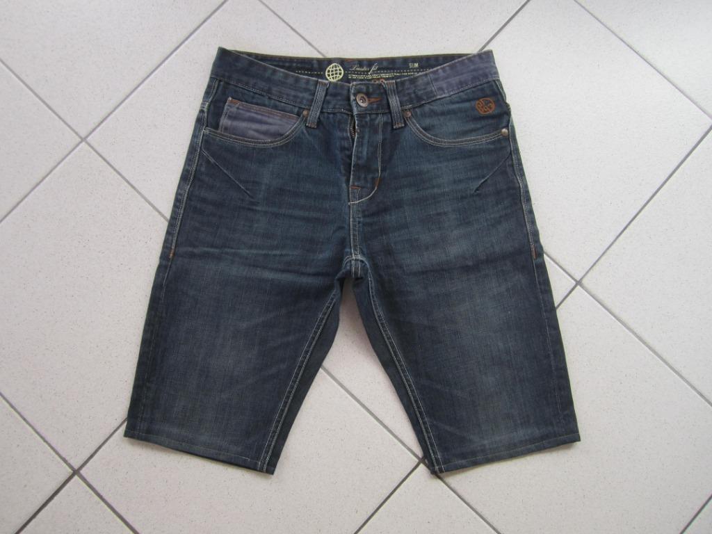 Jeans short maat 28, Kleding | Heren, Broeken en Pantalons, Andere, Blauw, Ophalen of Verzenden, Zo goed als nieuw