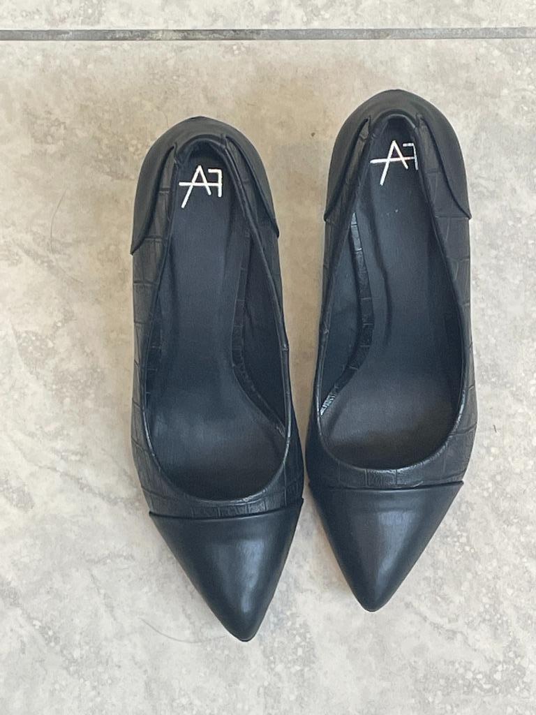 Nieuwe zwarte schoenen pumps AF Mt 40, Ophalen, Zwart, Nieuw, Pumps