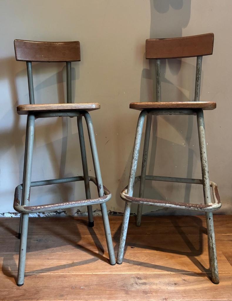Vintage industriële krukjes, Ophalen