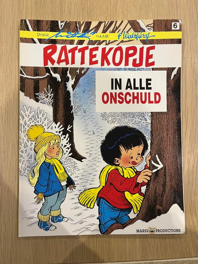 Rattekopje - 6 - in alle onschuld, Eén stripboek, Ophalen of Verzenden
