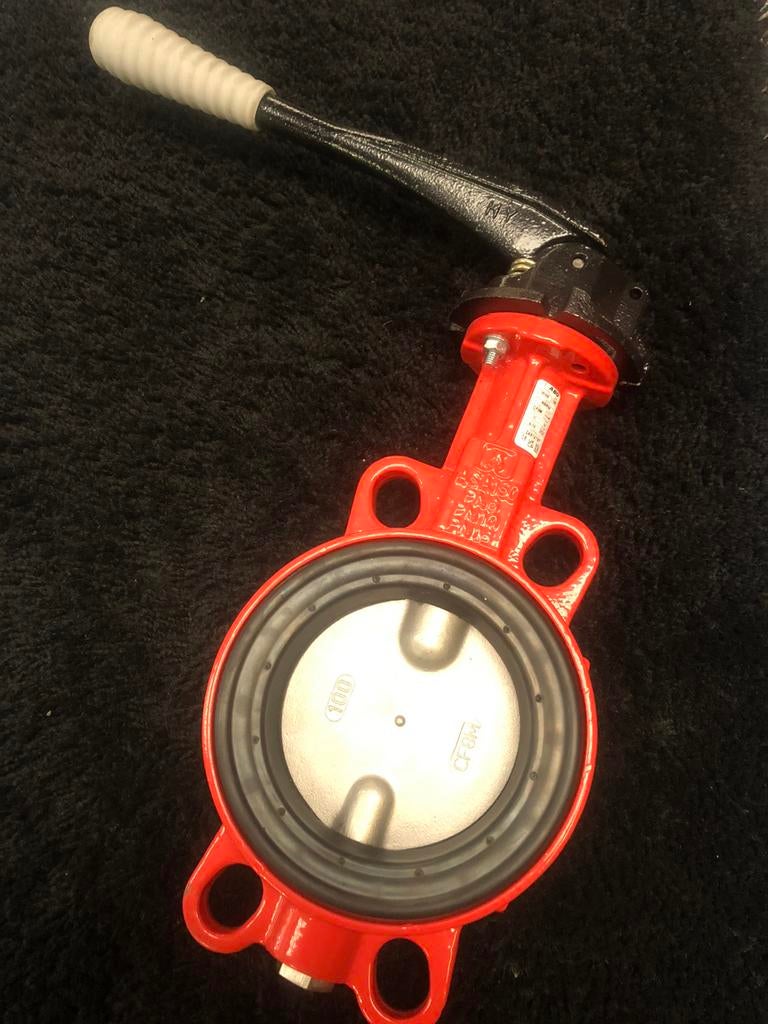 Vlinderklep DN100 4” NIEUW, Ophalen, Nieuw