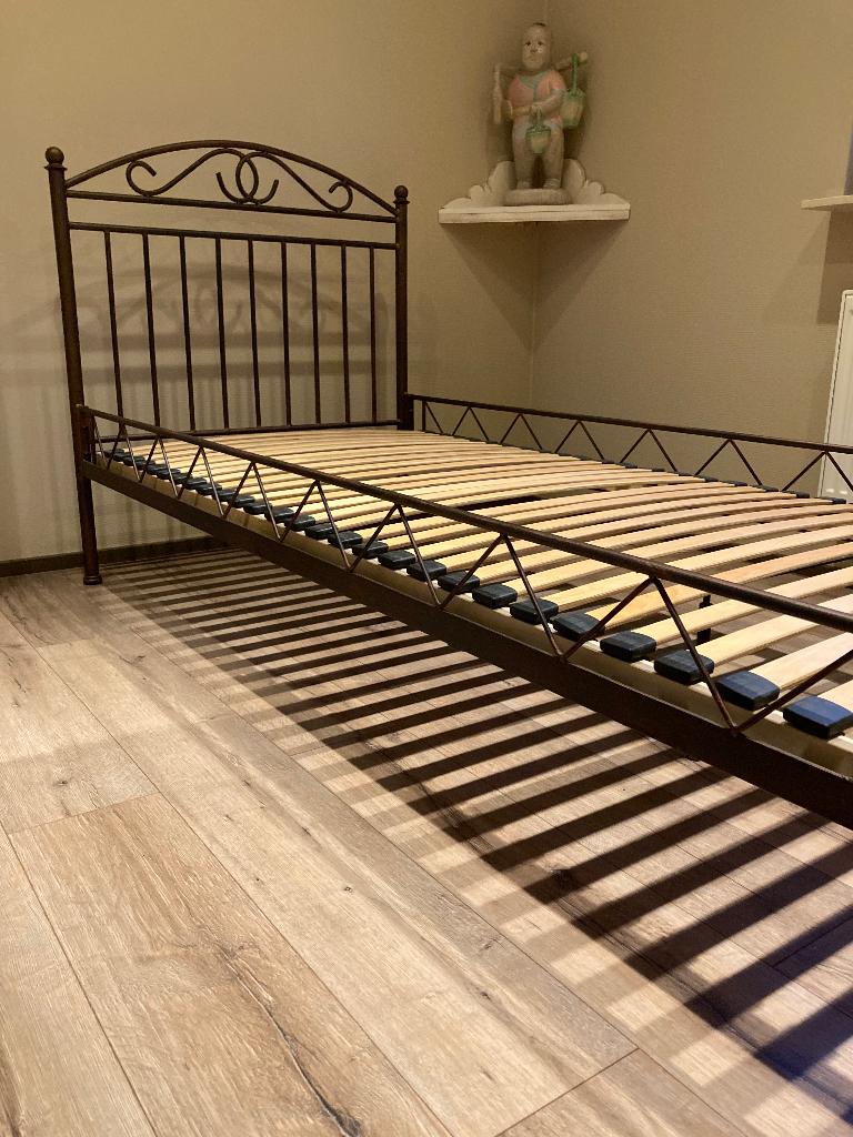 Bed, 90 cm, 210 cm, Brun, Enlèvement