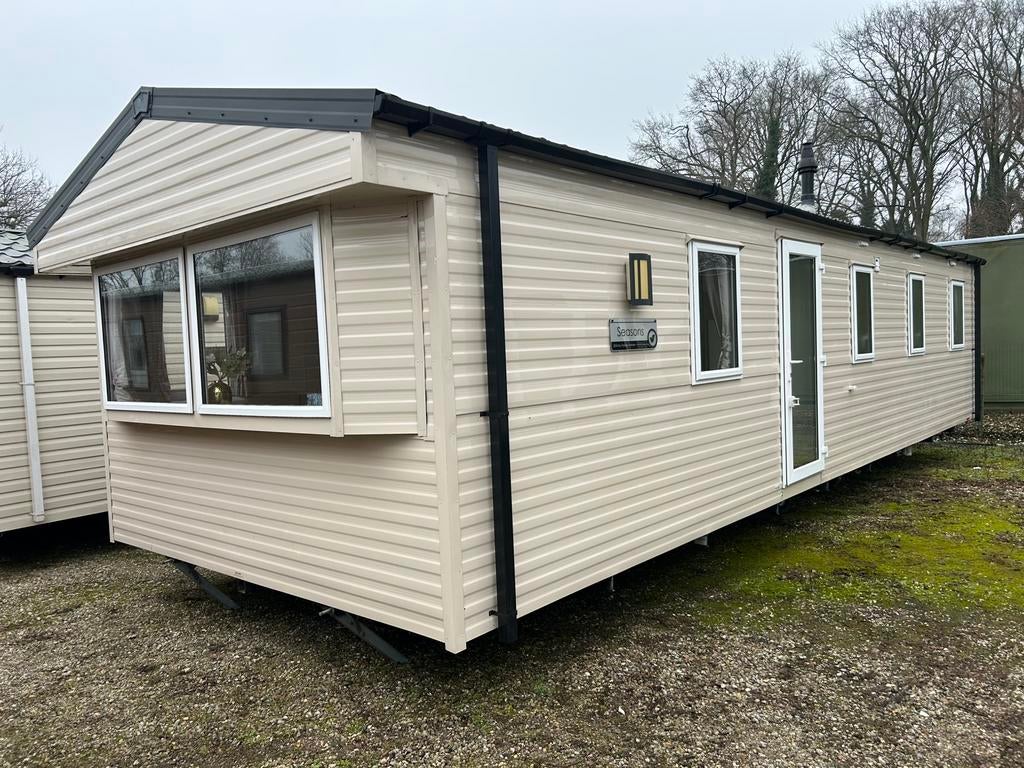 Willerby Seasons 3 chambres, verre Cv, D, état neuf, Caravanes & Camping, Jusqu'à 6