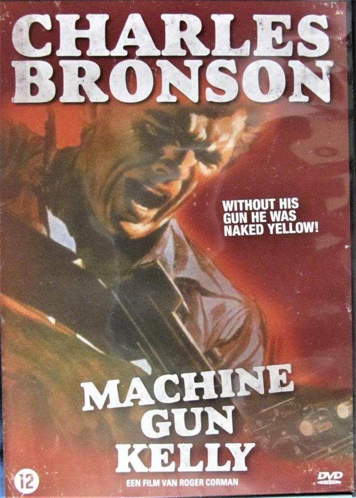 DVD ACTIE- MACHINE GUN KELLY CHARLES BRONSON(ZELDZAAM)- 1958, Alle leeftijden, Ophalen of Verzenden, Zo goed als nieuw, Actiethriller