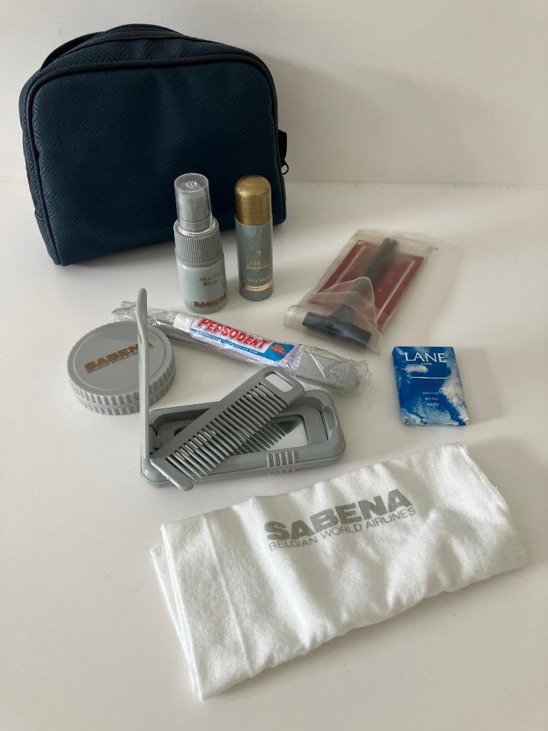 Set van 2 Toiletzakken Sabena vintage, Verzamelen, Ophalen of Verzenden, Gebruikt, Overige typen