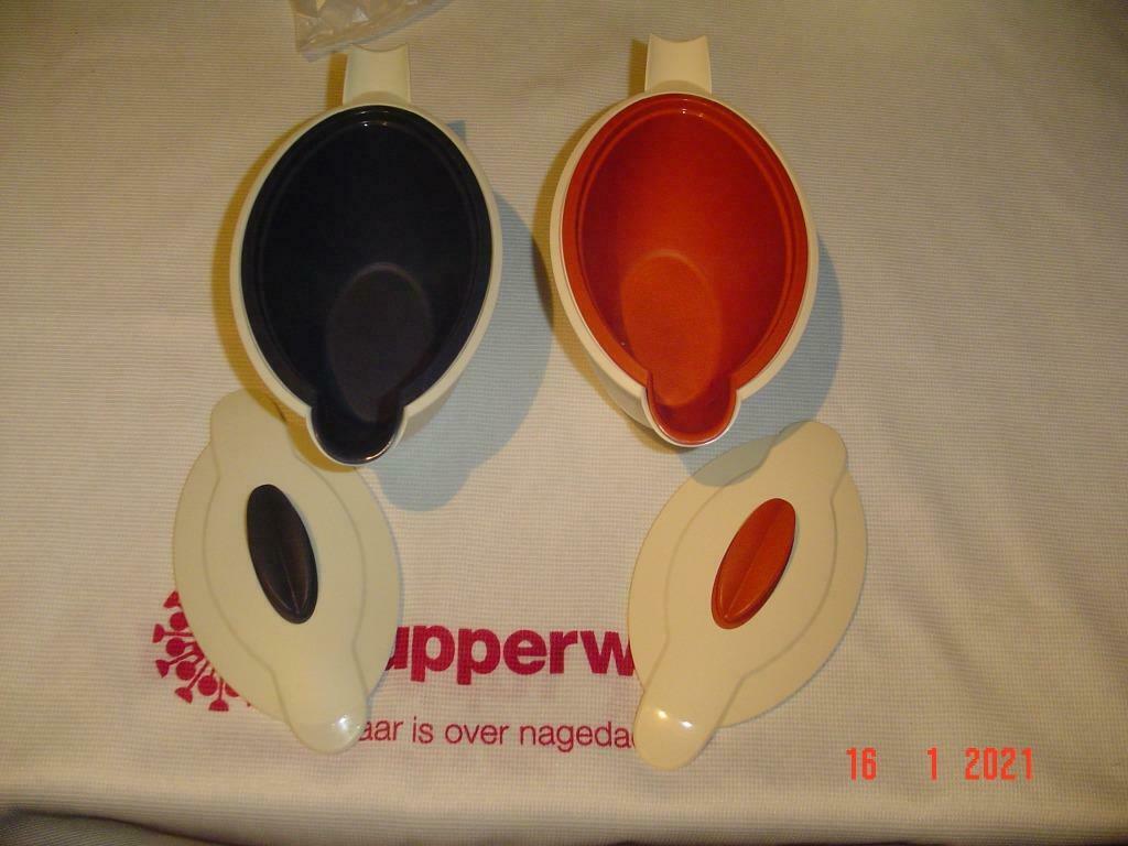 Tupperware Iso duo sauskom blauw, Huis en Inrichting, Keuken | Tupperware, Ophalen of Verzenden, Zo goed als nieuw, Blauw