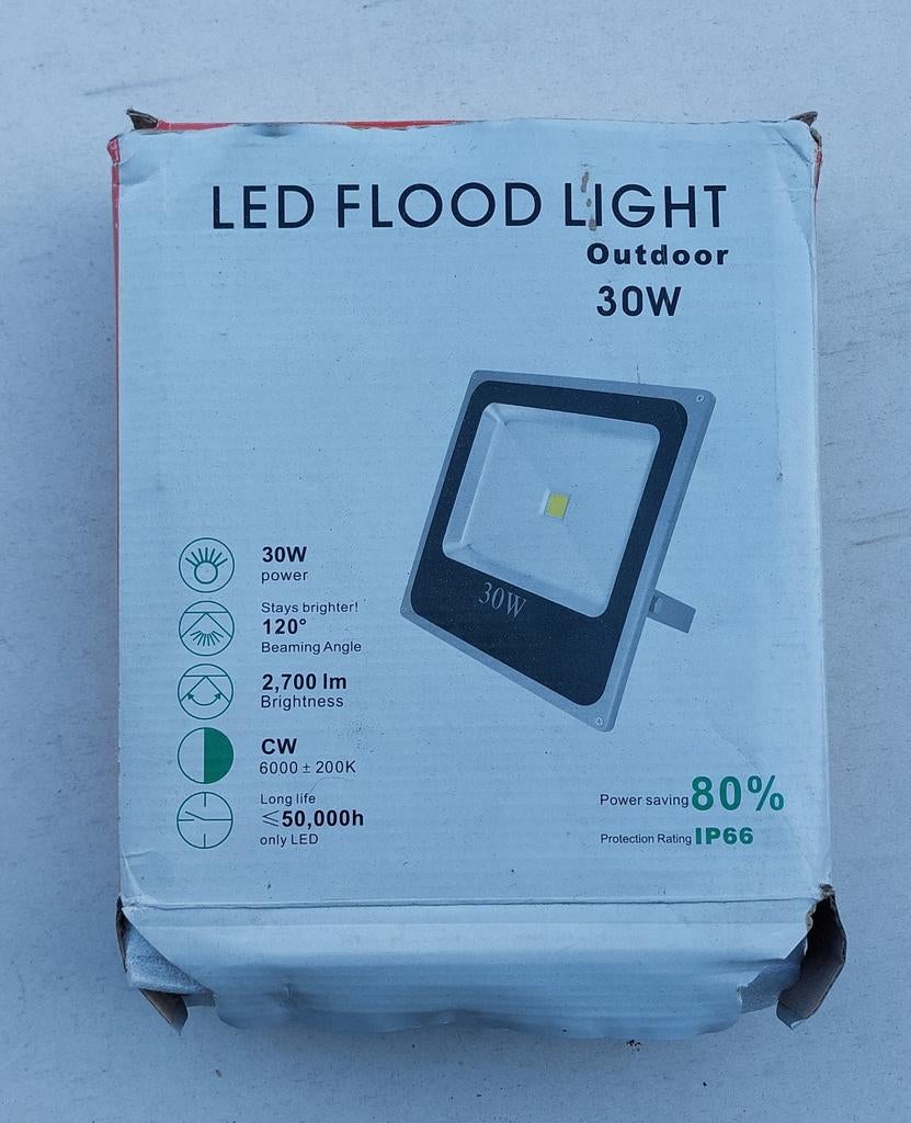 Led floodlight 30w nieuw ongebruikt, Ophalen, Nieuw