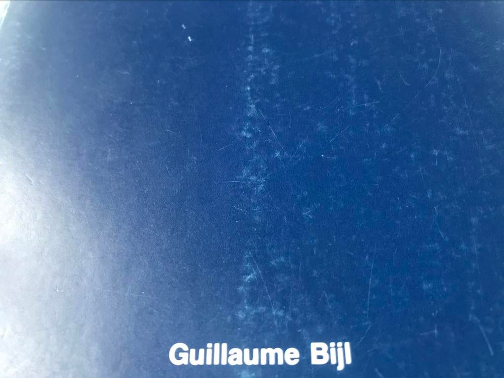 Guillaume Bijl Artistbook 150 excemplaren 40pag, Ophalen of Verzenden, Zo goed als nieuw, Beeldhouwkunst