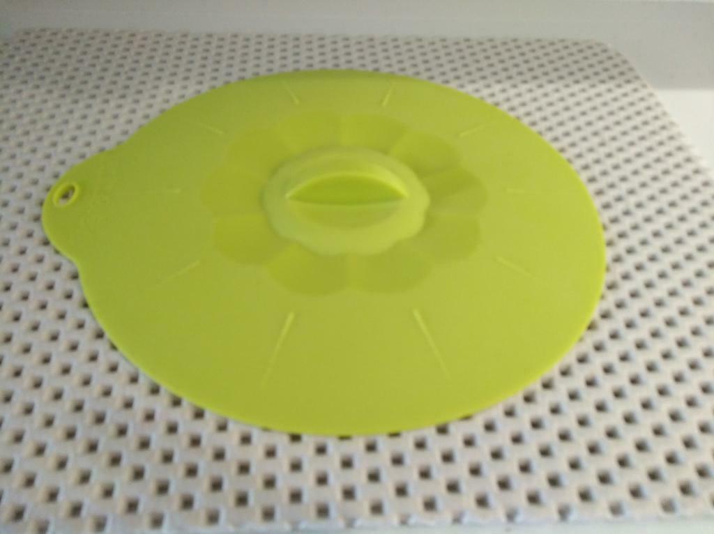 Couvercle pvc pour micro-ondes et autres diamètre +/- 21 cm, Enlèvement ou Envoi, Comme neuf, Vert, Autres types