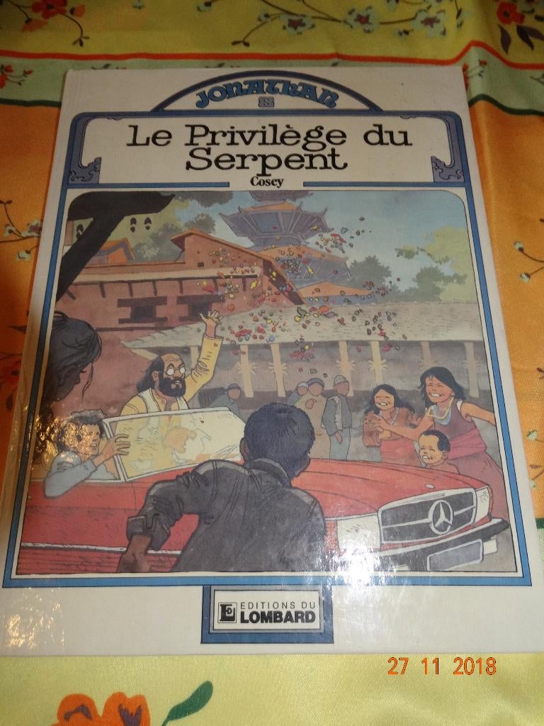 JONATHAN - T8 - Le Privilège du Serpent - COSEY - 1987 - TBE, Enlèvement ou Envoi, Une BD, Utilisé, Cosey