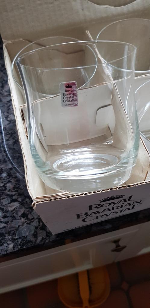 glazen in kristal, Ophalen of Verzenden, Nieuw