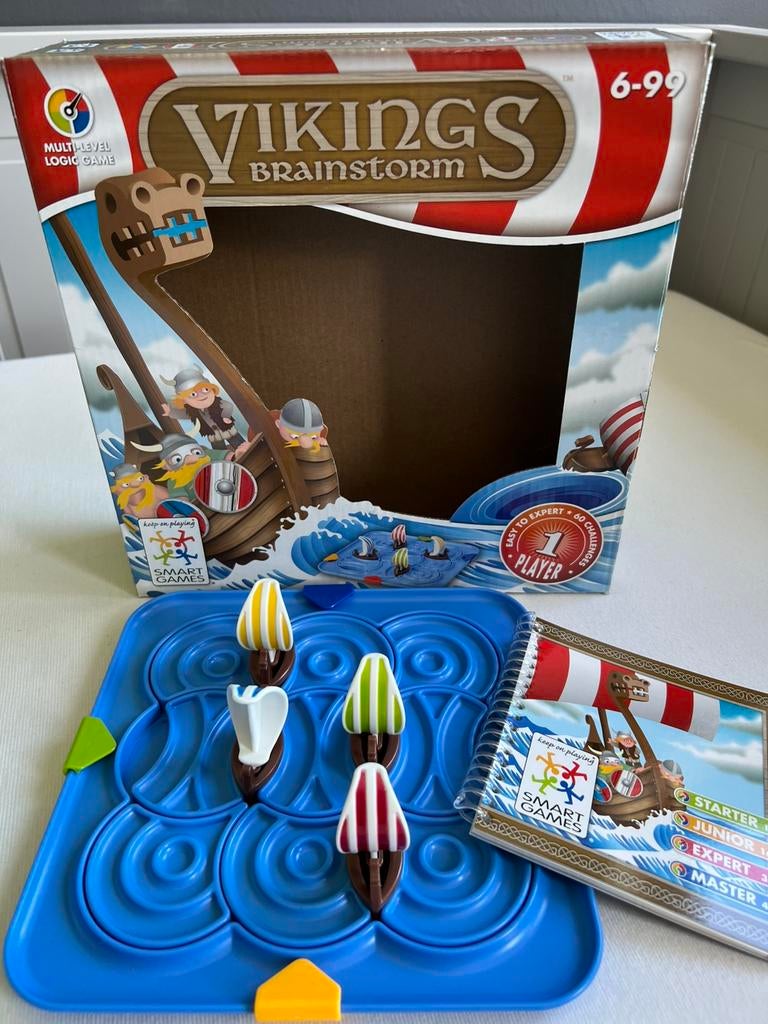 Smart Games - Vikings, Hobby en Vrije tijd, Gezelschapsspellen | Overige, Een of twee spelers, Ophalen of Verzenden, Zo goed als nieuw