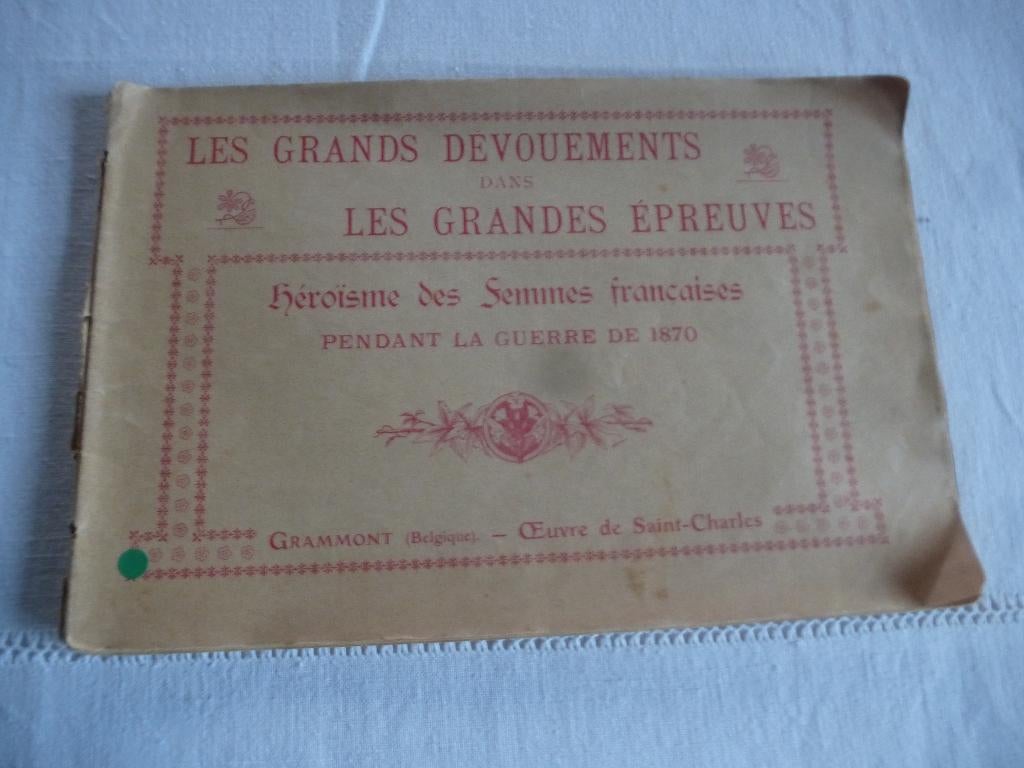 Héroisme des femmes françaises pendant la guerre de 1870, Enlèvement ou Envoi, Avant 1940, Utilisé, Autres sujets/thèmes