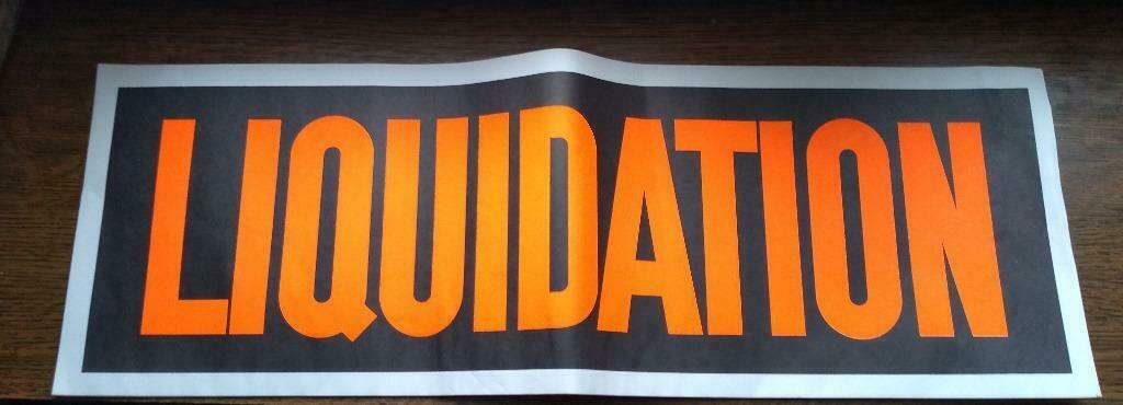 10 Affiches liquidation, Enlèvement ou Envoi, Neuf