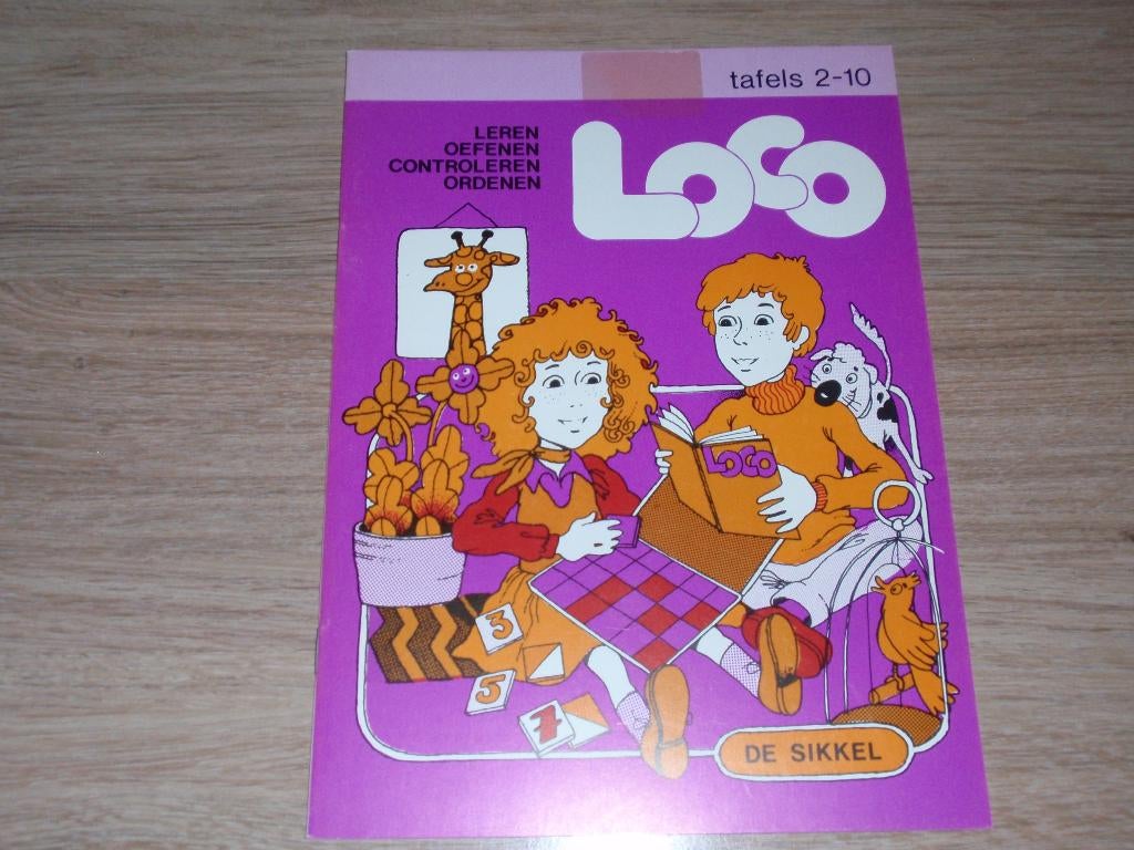 Boekje mini loco tafeles 2-10, Ophalen of Verzenden, Gebruikt